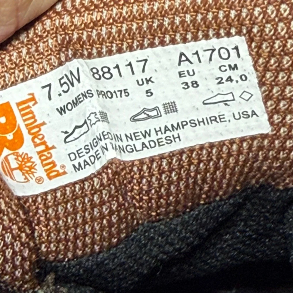 Timberland PRO Work Boots Women 7.5W Direct Attach Brown Leather Utility